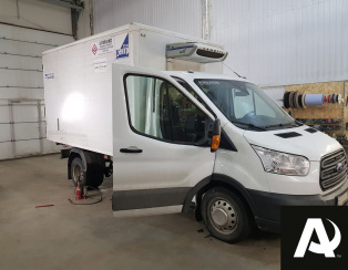 Установка пневмоподвески  на заднюю ось Transit 2015 двухскат  Установка пневмоподвески  на заднюю ось Transit 2015 двухскат