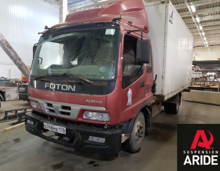 Установка пневмоподвески на заднюю ось Foton Auman III 135P