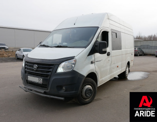 Установка полной пневмоподвески на цельнометаллическую Газель Next Установка полной пневмоподвески на цельнометаллическую Газель Next