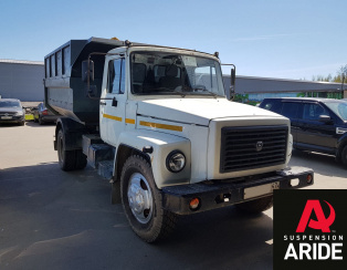 Установка пневмоподвески на заднюю ось Газон 3307 Самосвал Установка пневмоподвески на заднюю ось Газон 3307 Самосвал