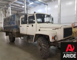 Установка пневмоподвески на заднюю ось Газон 3309 Егерь