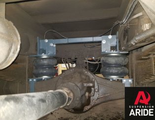 Установка пневмоподвески на заднюю ось Газон Некст Установка пневмоподвески на заднюю ось Газон Некст