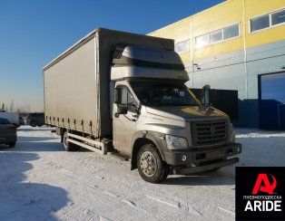 Установка пневмоподвески на Газон Next с усиленной рамой Луидор Установка пневмоподвески на Газон Next с усиленной рамой Луидор