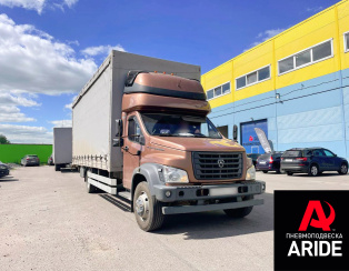 Установка пневмоподвески на Газон NEXT 10.0 Установка пневмоподвески на Газон NEXT 10.0