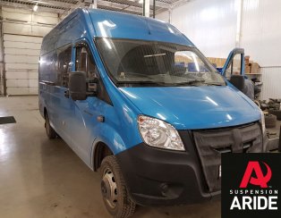 Установка пневмоподвески на переднюю ось Газель NEXT