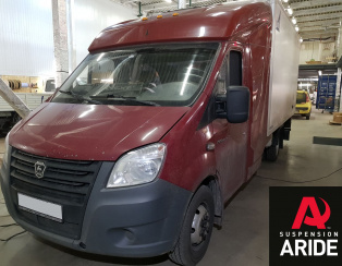 Установка пневмоподвески на переднюю и заднюю ось ГАЗ Газель Next Установка пневмоподвески на переднюю и заднюю ось ГАЗ Газель Next