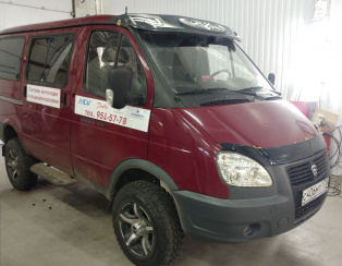 Установка задней пневмоподвески ГАЗ Соболь 4х4 Установка задней пневмоподвески ГАЗ Соболь 4х4