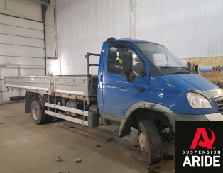 Установка пневмоподвески на переднюю и заднюю ось с системой управления, ГАЗ ВАЛДАЙ Установка пневмоподвески на переднюю и заднюю ось с системой управления, ГАЗ ВАЛДАЙ