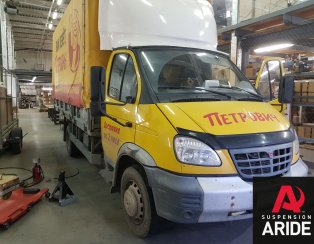 Установка пневмоподвески на переднюю и заднюю ось ГАЗ ВАЛДАЙ Установка пневмоподвески на переднюю и заднюю ось ГАЗ ВАЛДАЙ