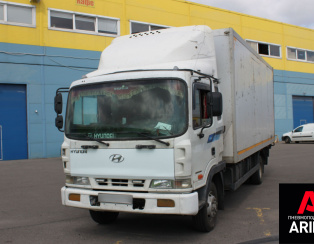 Пневмоподвеска на Hyundai HD120 Пневмоподвеска на Hyundai HD120