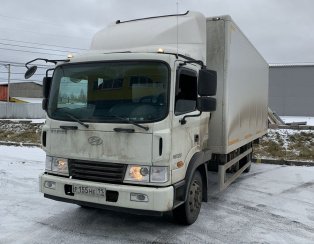 Установка передней пневмоподвески Hyundai HD120 (Двигатель D6GA) Установка передней пневмоподвески Hyundai HD120 (Двигатель D6GA)