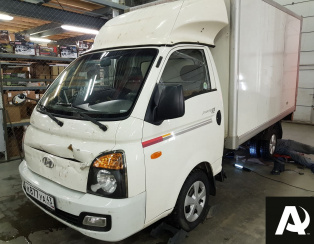 Установка пневмоподвески на заднюю ось Hyundai Porter II Установка пневмоподвески на заднюю ось Hyundai Porter II