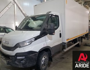Установка пневмоподвески на заднюю ось Iveco Daily 50с, 6 поколение Установка пневмоподвески на заднюю ось Iveco Daily 50с, 6 поколение