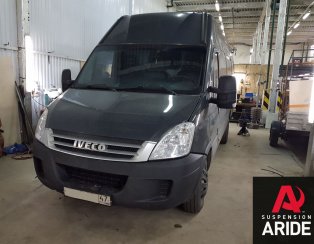 Установка пневмоподвески на заднюю ось Iveco Daily Установка пневмоподвески на заднюю ось Iveco Daily