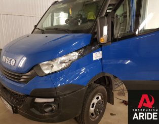 Установка пневмоподвески и системы управления на заднюю ось Iveco Daily 50C (25.06.2018) Установка пневмоподвески и системы управления на заднюю ось Iveco Daily 50C (25.06.2018)