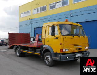 Установка пневмоподвески на эвакуатор Камаз 4308 Установка пневмоподвески на эвакуатор Камаз 4308