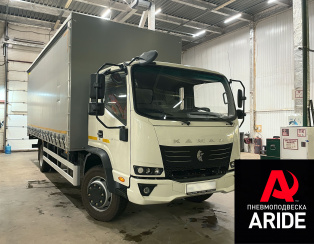 Установка пневмоподвески на КАМАЗ Компас 12 Установка пневмоподвески на КАМАЗ Компас 12