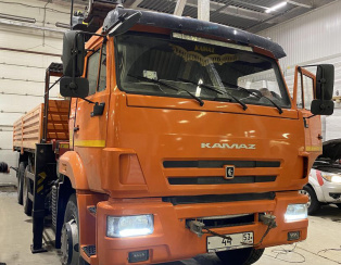 Передняя пневмоподвеска на Камаз 65115 Передняя пневмоподвеска на Камаз 65115