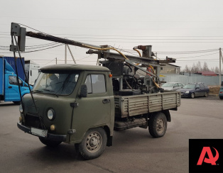 Установка пневмоподвески на буровую установку УАЗ 3303 Головастик Установка пневмоподвески на буровую установку УАЗ 3303 Головастик