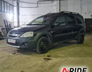 Установка пневмоподвески на Lada Largus Установка пневмоподвески на Lada Largus