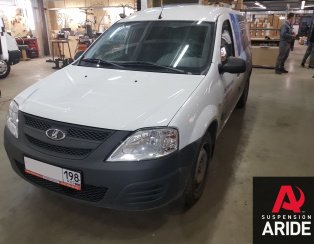 Установка пневмоподвески на заднюю ось LADA LARGUS Установка пневмоподвески на заднюю ось LADA LARGUS