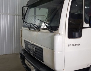 Установка пневмоподвески на заднюю ось MAN LE_8_140 Установка пневмоподвески на заднюю ось MAN LE_8_140