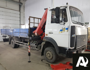 Установка пневмоподвески на переднюю ось МАЗ ЗУБРЕНОК Установка пневмоподвески на переднюю ось МАЗ ЗУБРЕНОК