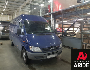 Установка пневмоподвески на заднюю ось Mercedes Sprinter Classiс