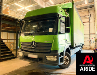 Установка пневмоподвески на Mercedes-Benz Atego Установка пневмоподвески на Mercedes-Benz Atego