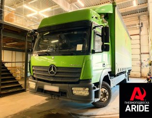 Установка пневмоподвески на Mercedes-Benz Atego