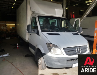 Установка пневмоподвески на заднюю ось Mercedes Sprinter 313 W906 