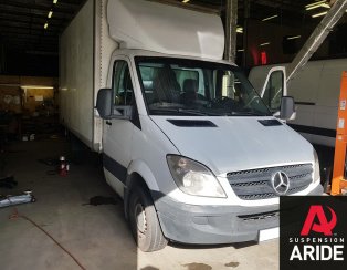 Установка пневмоподвески на заднюю ось Mercedes Sprinter 313 W906  Установка пневмоподвески на заднюю ось Mercedes Sprinter 313 W906