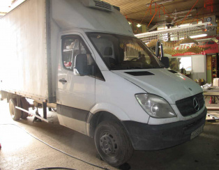 Установка пневмоподвески на Mercedes-Benz Sprinter 515 Установка пневмоподвески на Mercedes-Benz Sprinter 515