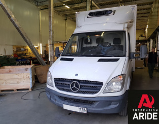 Установка пневмоподвески на заднюю ось Mercedes Sprinter 515 W906