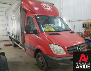 Установка усиленной пневмоподвески на заднюю ось Mercedes Sprinter 515