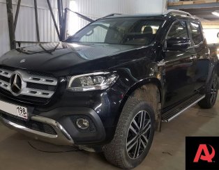 Установка пневмоподвески (пневмохелперов) на Mercedes X-class Установка пневмоподвески (пневмохелперов) на Mercedes X-class