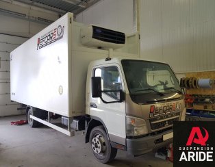 Установка пневмоподвески на переднюю и заднюю ось Mitsubishi Canter C Установка пневмоподвески на переднюю и заднюю ось Mitsubishi Canter C