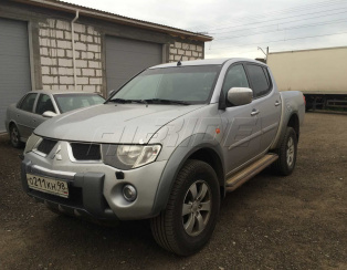 Пневмоподвеска на Mitsubishi L200 2008 г.в.