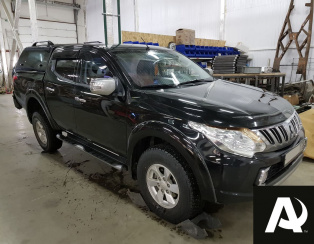 Установка пневмоподвески на заднюю ось Mitsubishi L200 2017 Установка пневмоподвески на заднюю ось Mitsubishi L200 2017