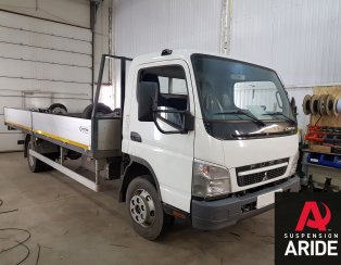 Установка пневмоподвески переднюю и заднюю ось и системы управления Mitsubishi Canter C Установка пневмоподвески переднюю и заднюю ось и системы управления Mitsubishi Canter C