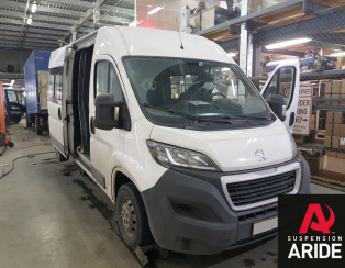 Установка пневмоподвески и системы управления на заднюю ось Peugeot boxer (24.04.2018) Установка пневмоподвески и системы управления на заднюю ось Peugeot boxer (24.04.2018)