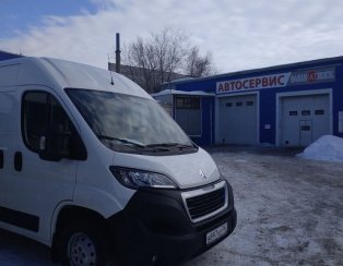 Установка вспомогательной пневмоподвески Peugeot Boxer на заднюю 