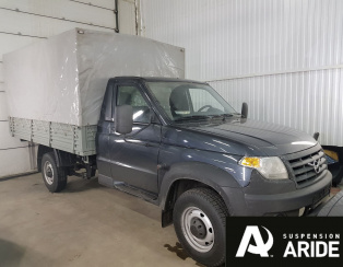 Установка пневмоподвески на заднюю ось УАЗ PROFI Установка пневмоподвески на заднюю ось УАЗ PROFI