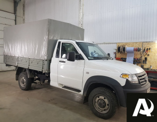 Установка базового комплекта пневмоподвески на заднюю ось УАЗ PROFI  Установка базового комплекта пневмоподвески на заднюю ось УАЗ PROFI