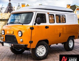 Установка пневмоподвески  УАЗ Буханка Установка пневмоподвески  УАЗ Буханка