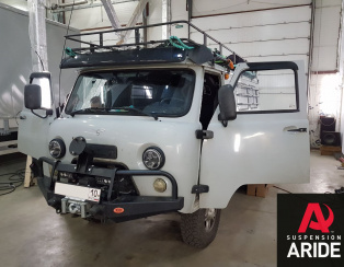 Установка пневмоподвески   УАЗ Буханка Установка пневмоподвески   УАЗ Буханка