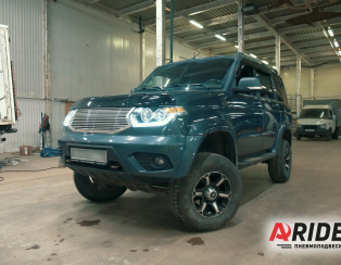 Установка пневмоподвески на УАЗ Патриот  Установка пневмоподвески на УАЗ Патриот