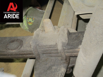 Рис. 5 Наши проекты: Пневмоподвеска на ГАЗ (GAZ) Валдай для комфорта - Этапы установки