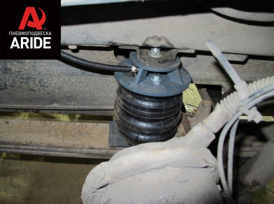 Рис. 4 Наши проекты: Пневмоподвеска на ГАЗ (GAZ) Валдай для комфорта - Этапы установки