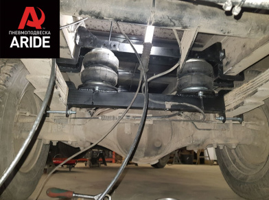 Пневмоподвеска на Hyundai HD 35 - Этапы установки, характеристики пневмосистемы, технические нюансы замены комплекта с фотографиями Рис. 9 Пневмоподвеска на Hyundai HD 35 - Этапы установки